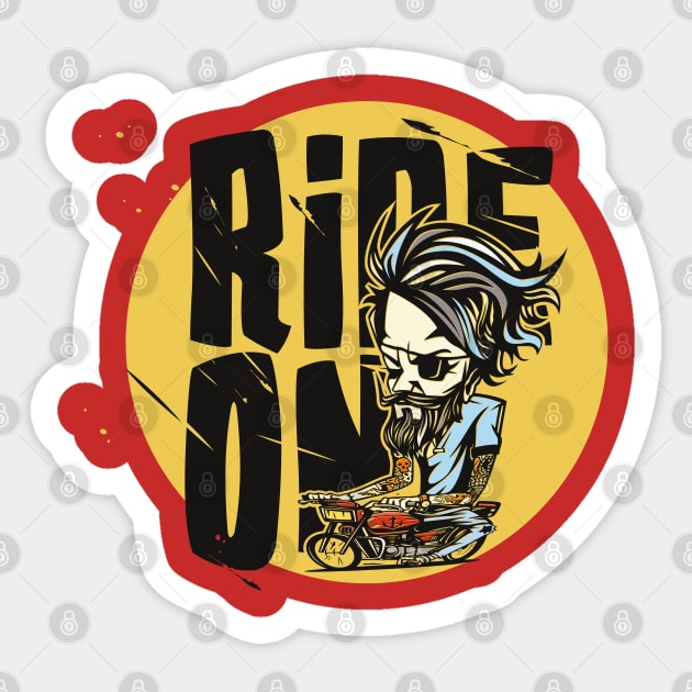 Rider Sticker by Whatastory